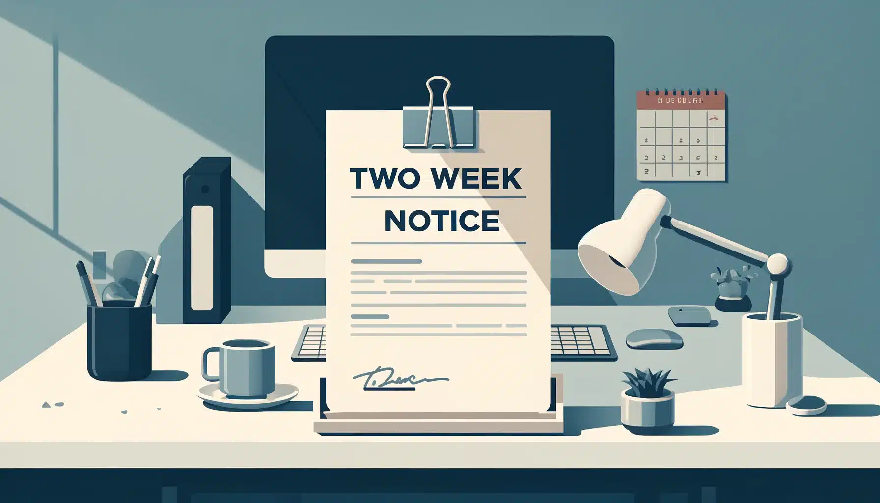 Giving One Week Notice Instead of Two in 2026