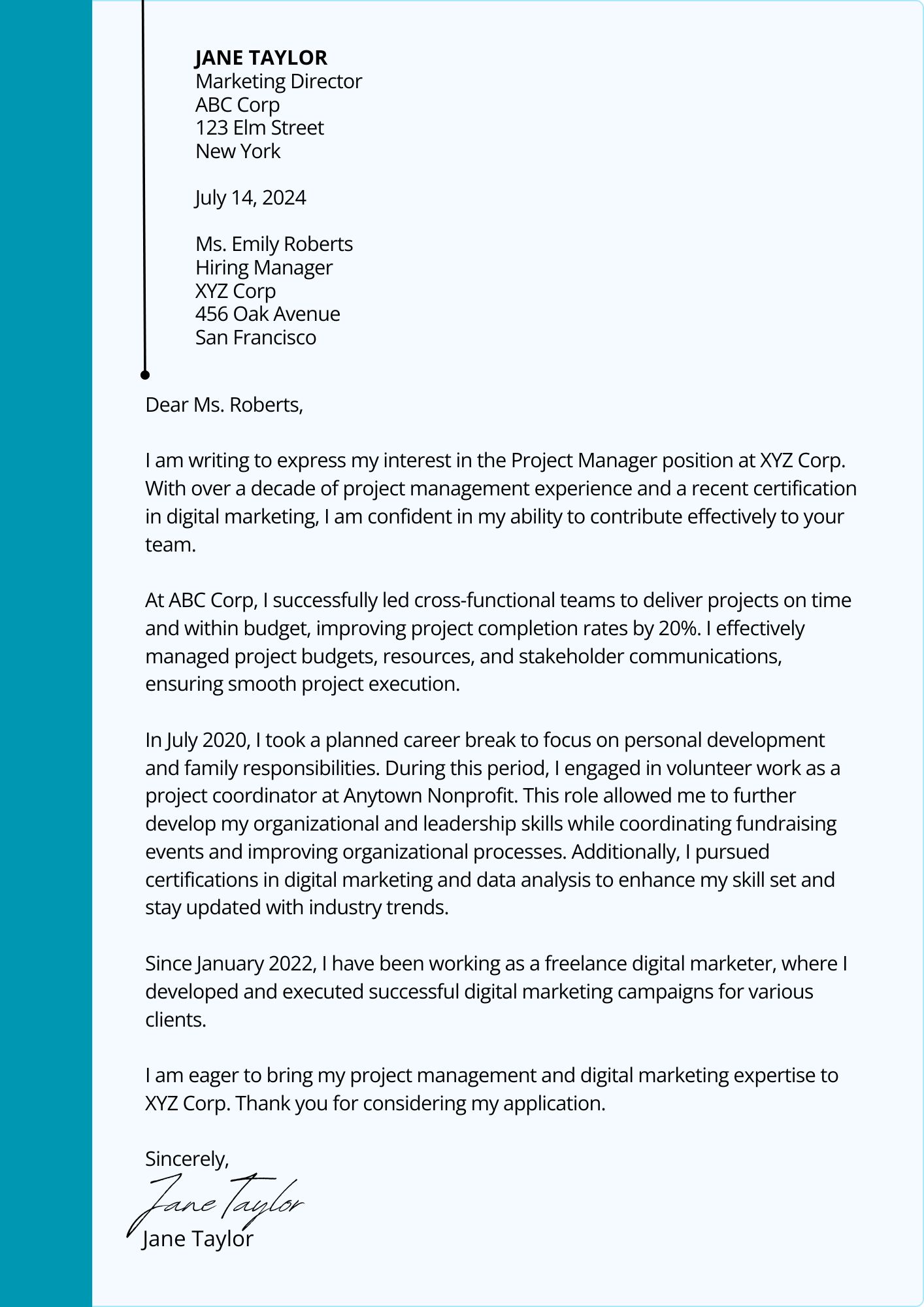 How to Address Employment Gaps in Your Cover Letter and Resume - Jobera