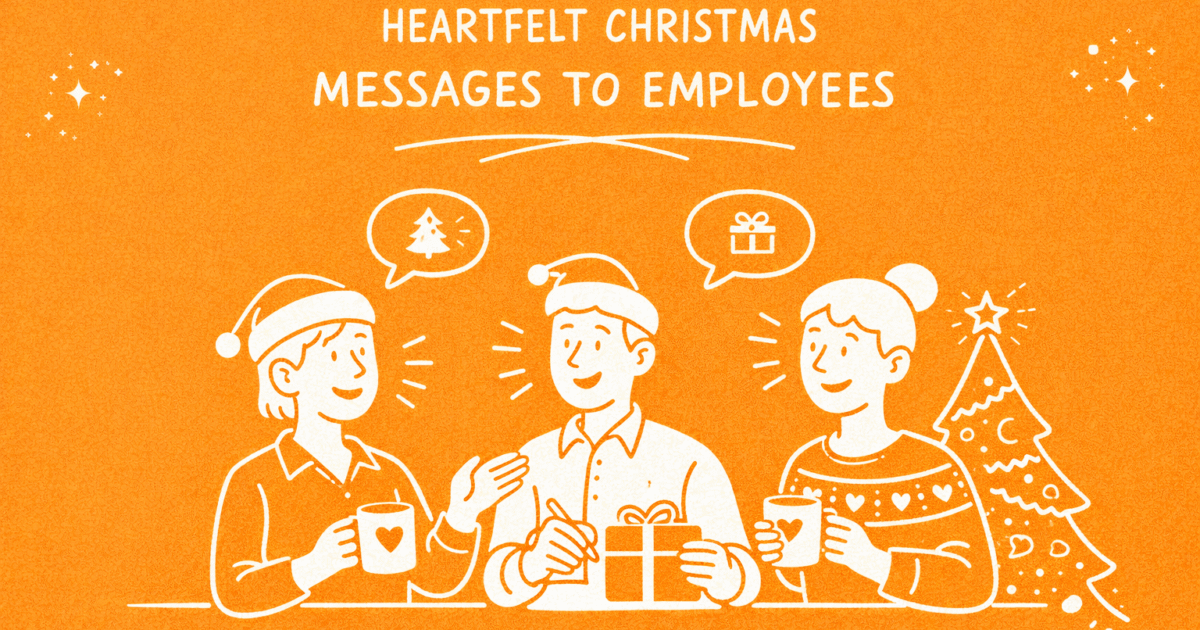 50+ Heartfelt Christmas Messages to Employees [2026]
