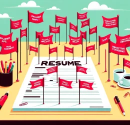 red flags resume