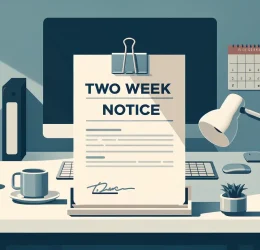 two week notice